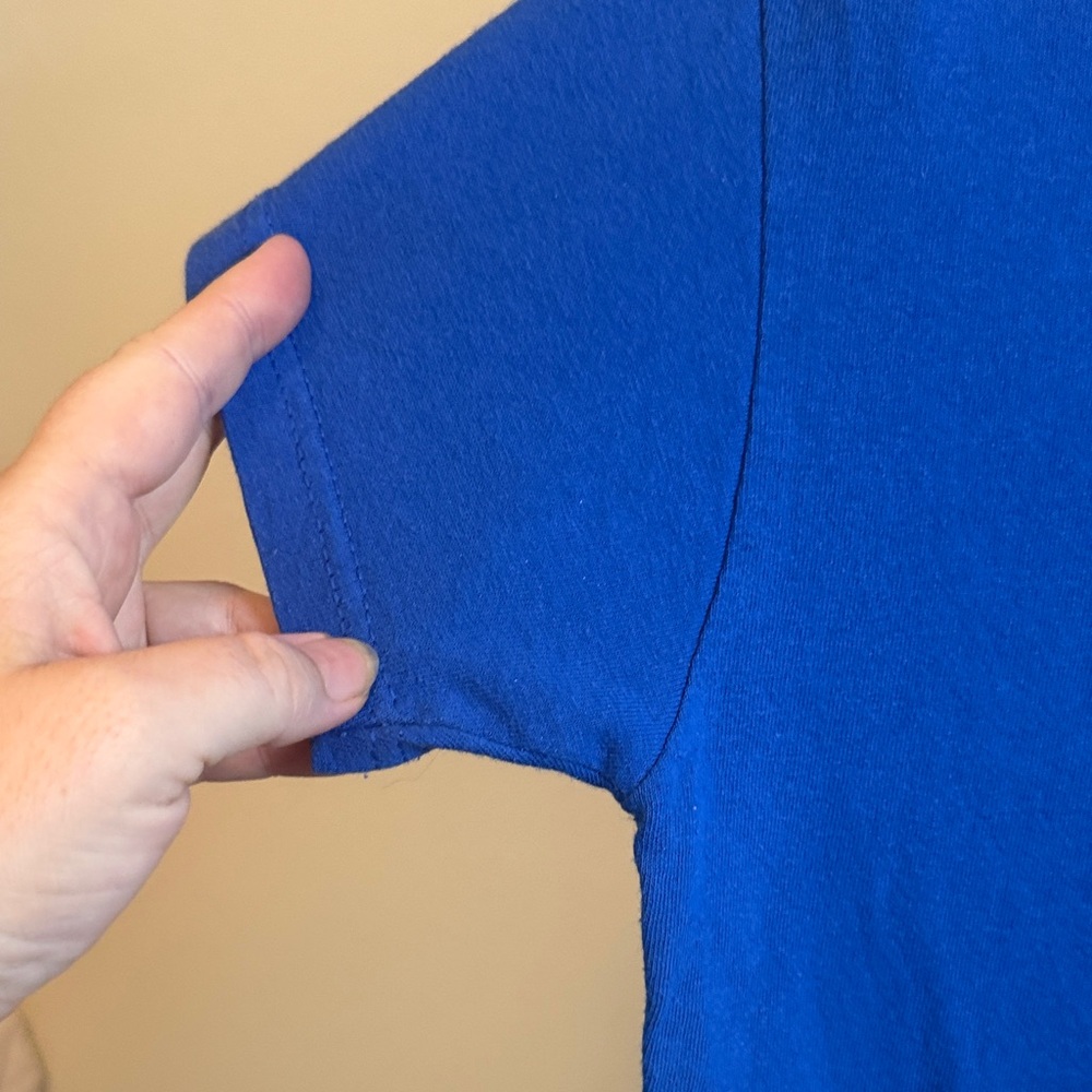 Anvil Blue Tee with Rhinestone F - Picture 3 of 8